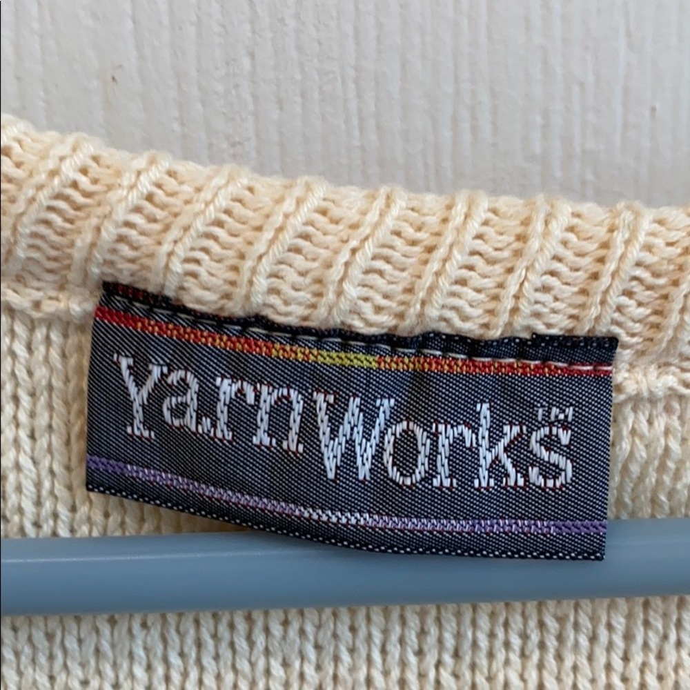 Yarn Works Heavy Cotton Open-Side Vest - Picture 5 of 7